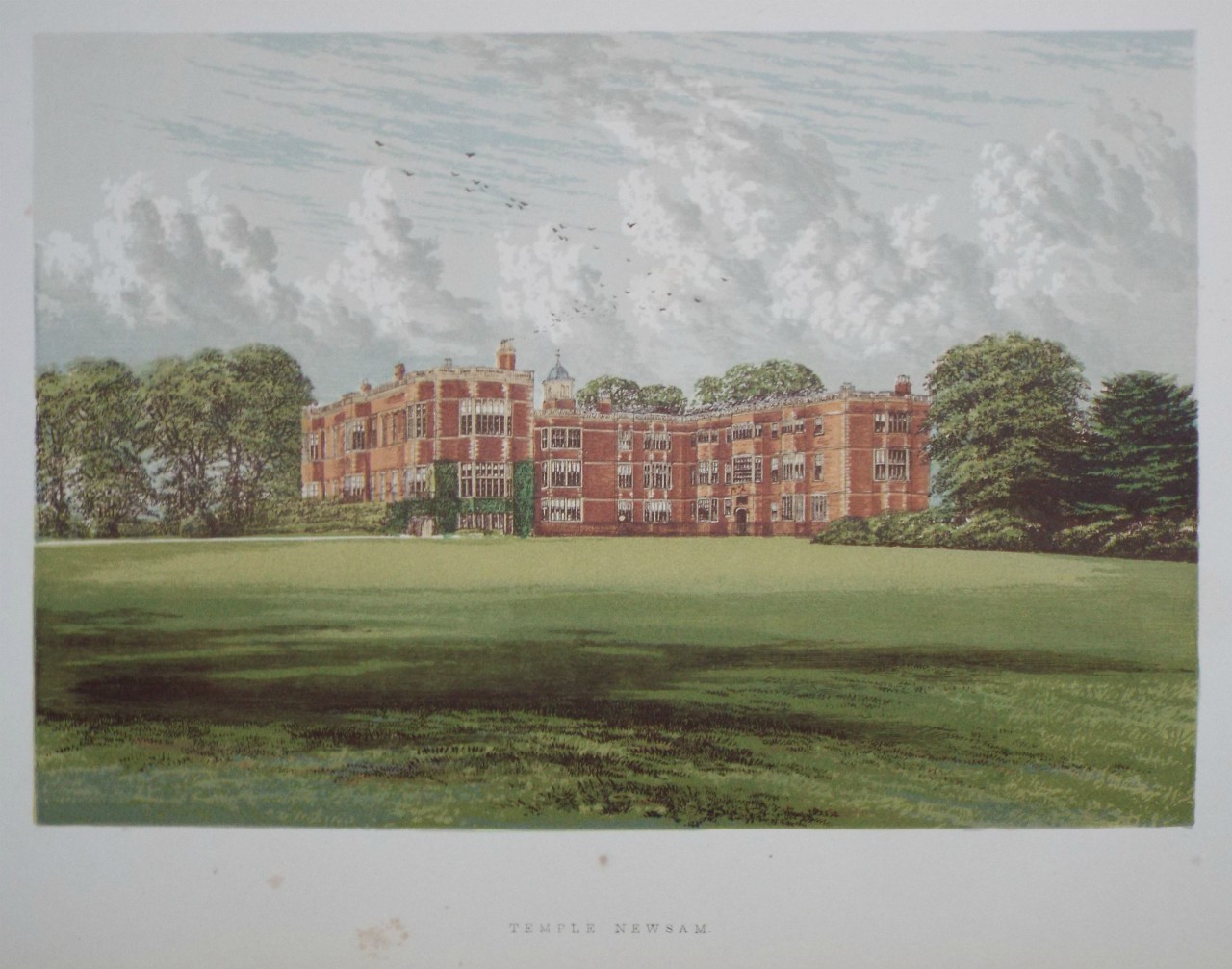 Chromo-lithograph - Temple Newsam.