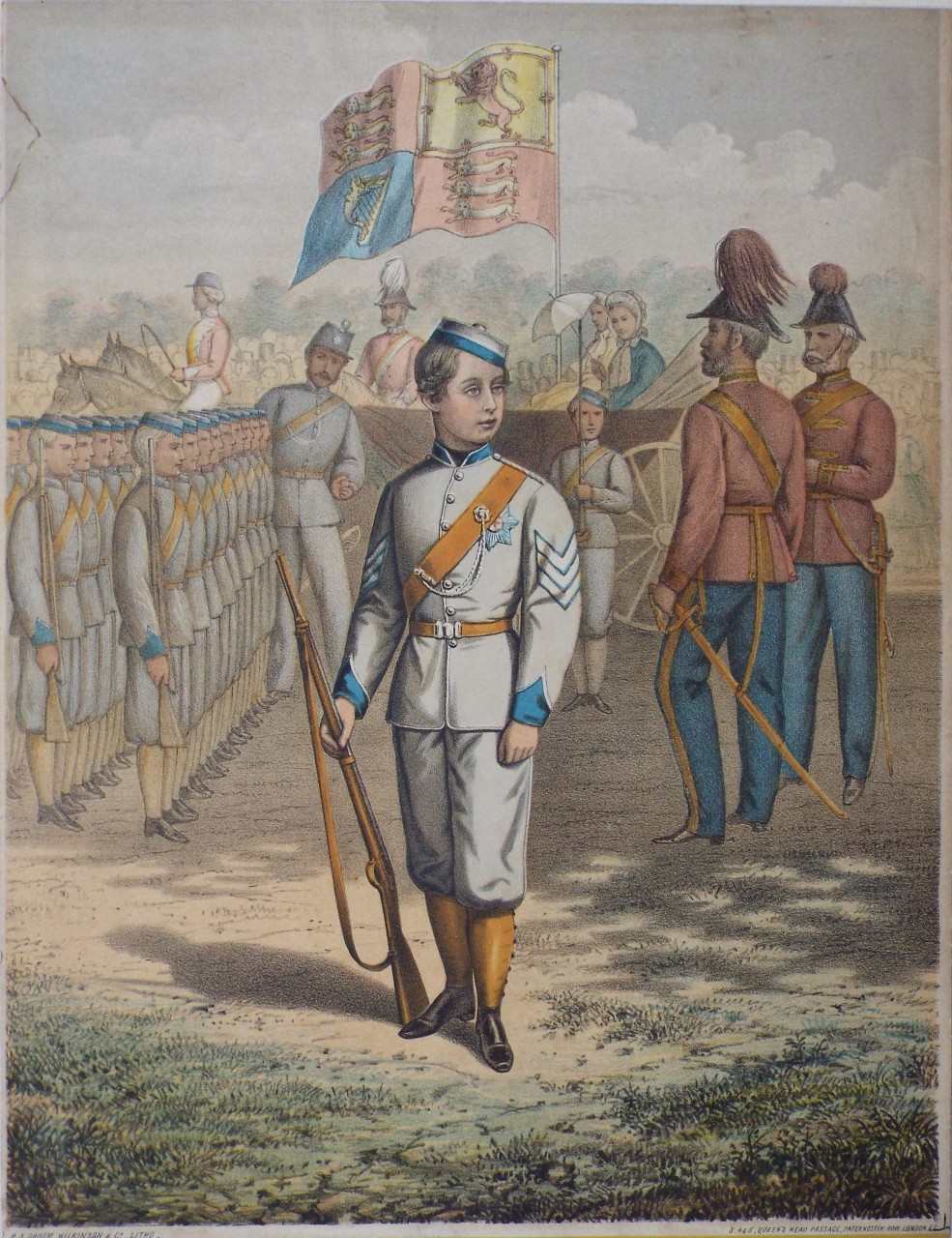Lithograph - Edward VII when Prince of Wales