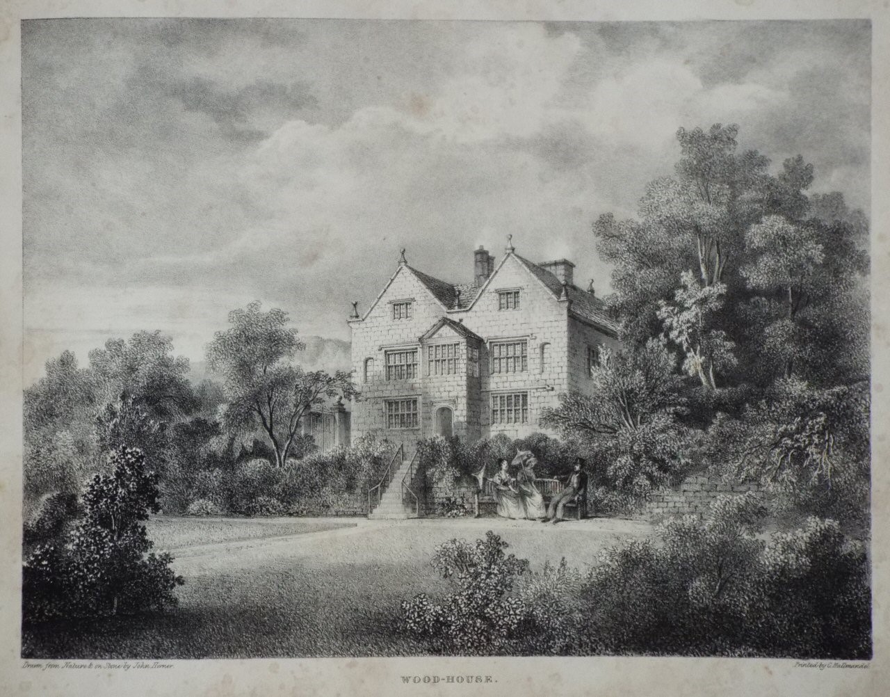 Lithograph - Wood-House. - Horner