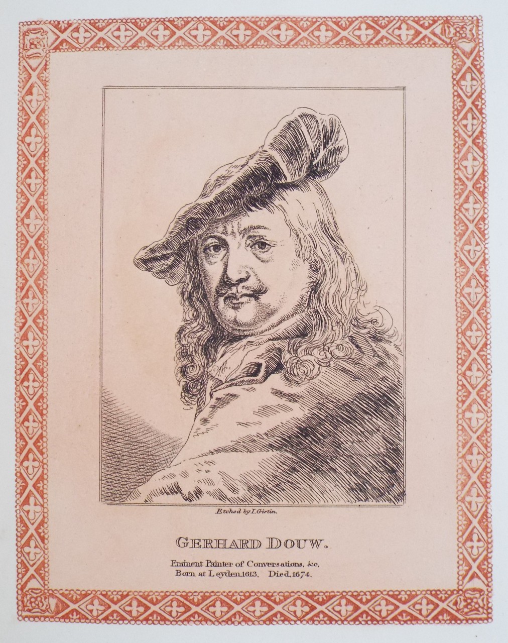 Etching - Gerhard Douw. - Girtin
