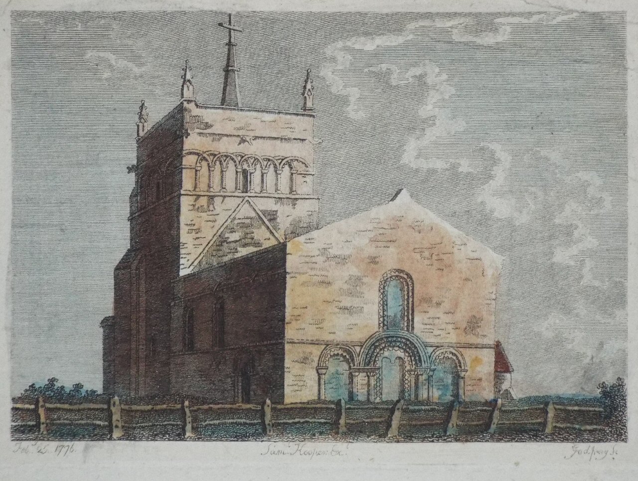 Print - Stivecle Church, Bucks - 