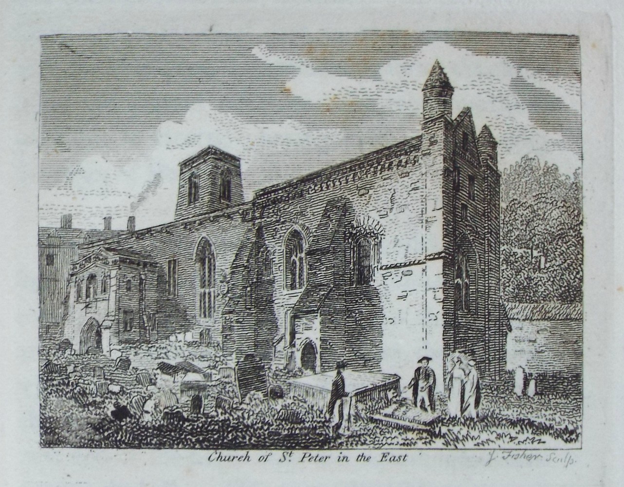 Print - Church of St. Peter in the East - Fisher