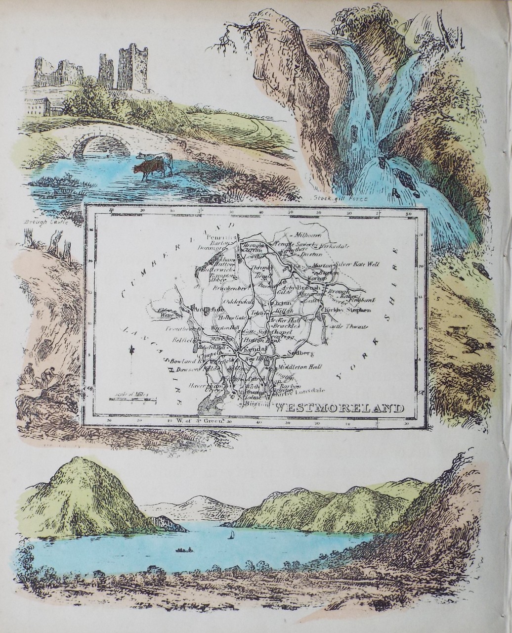 Map of Westmorland