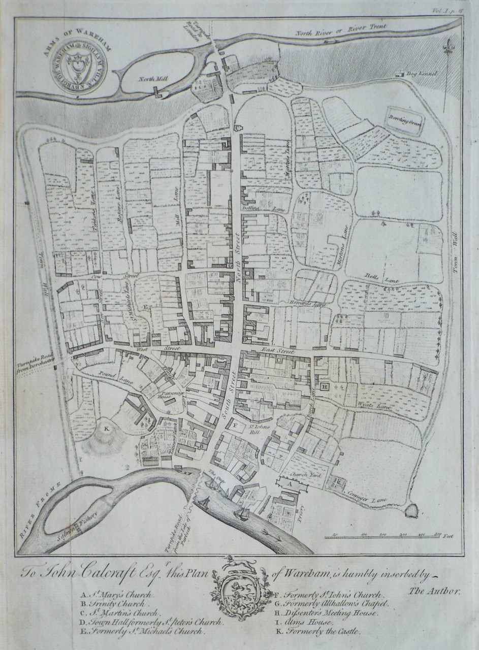 Map of Wareham - Wareham