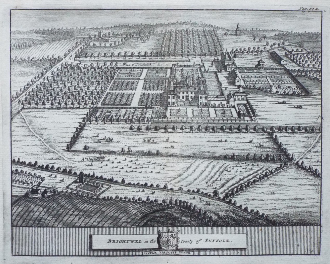 Print - Brightwel in the County of Suffolk