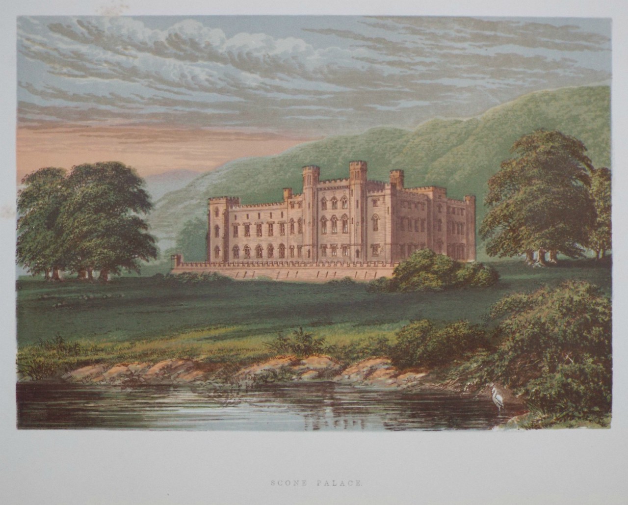 Chromo-lithograph - Scone Palace