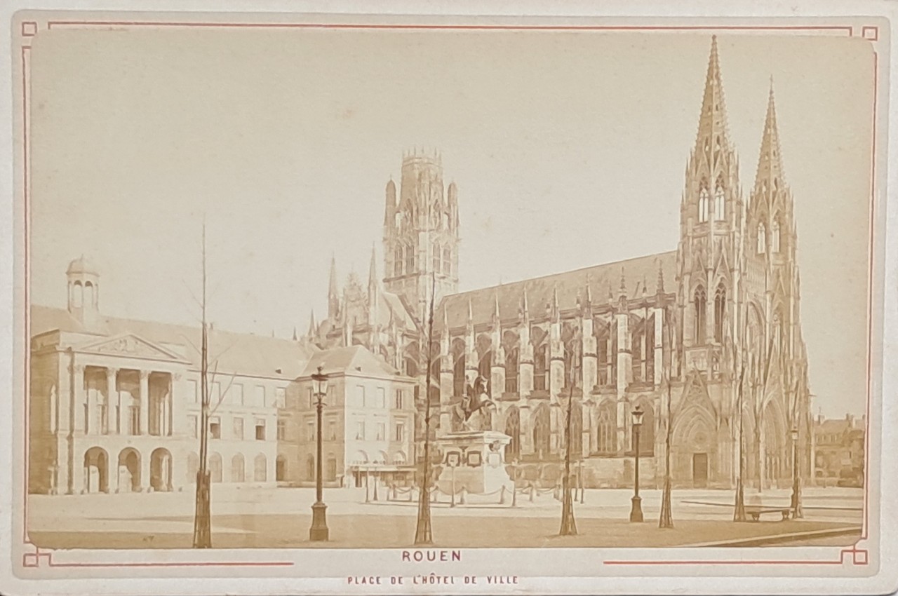 Photograph - Rouen Place de l'Hotel de Ville. 