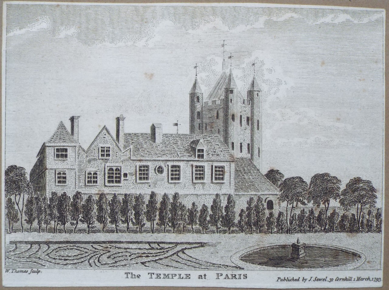 Print - The Temple at Paris - Thomas