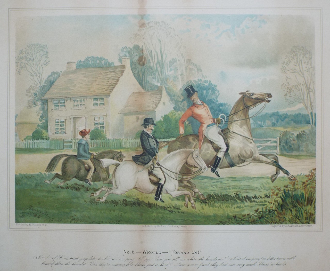 Chromo-lithograph - No. 6. - Wighill - 