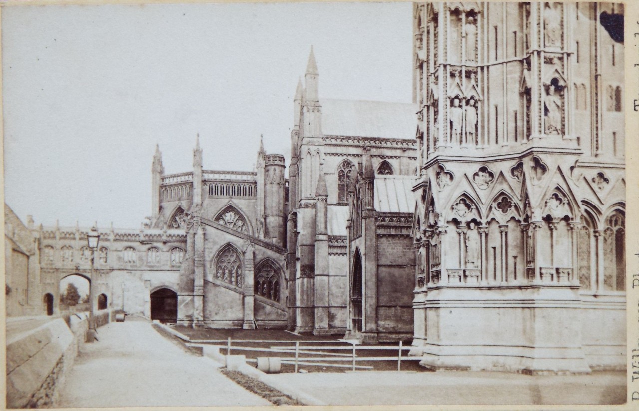 Photograph - Wells Cathedral North side from the West