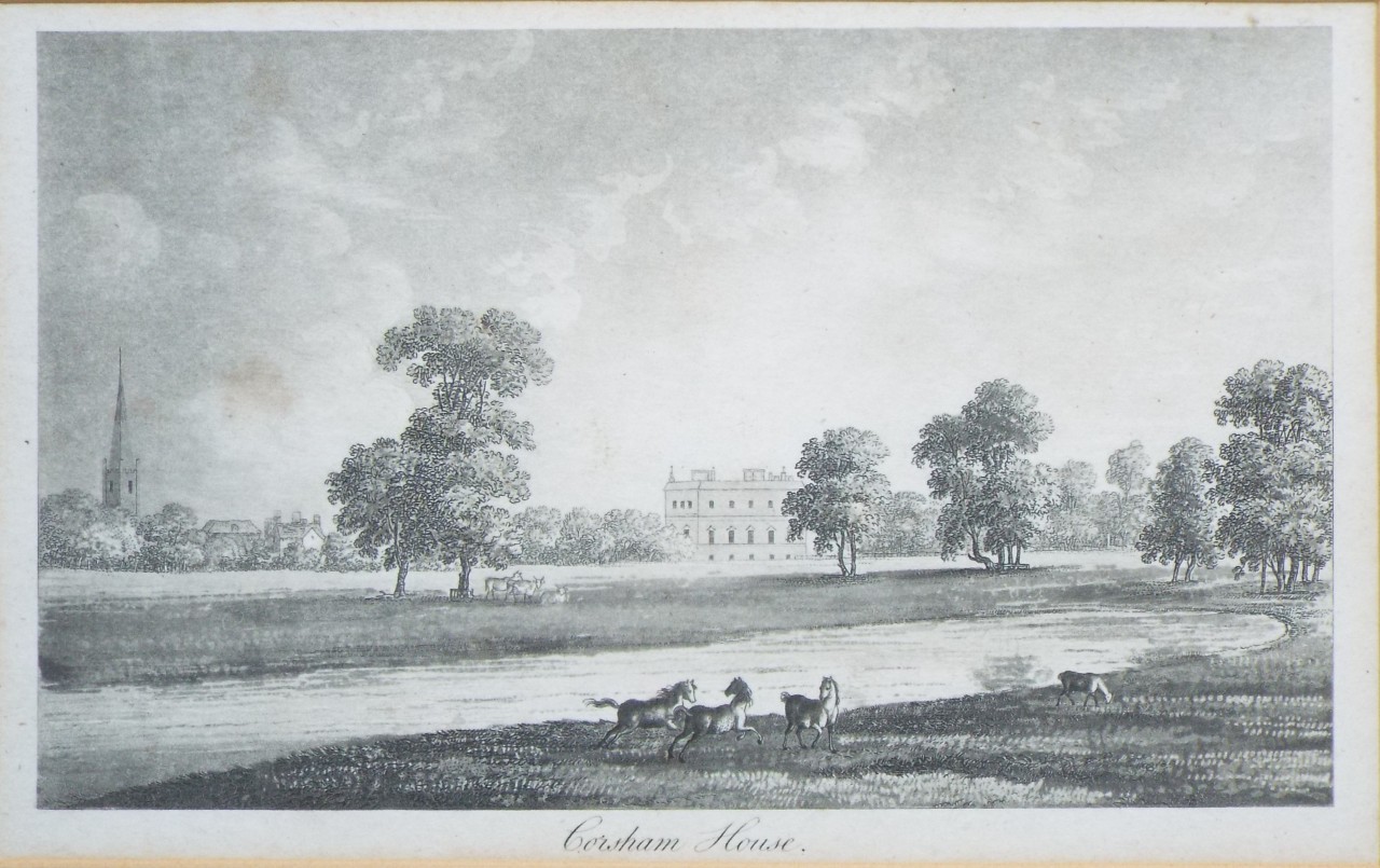 Aquatint - Corsham House - Robertson