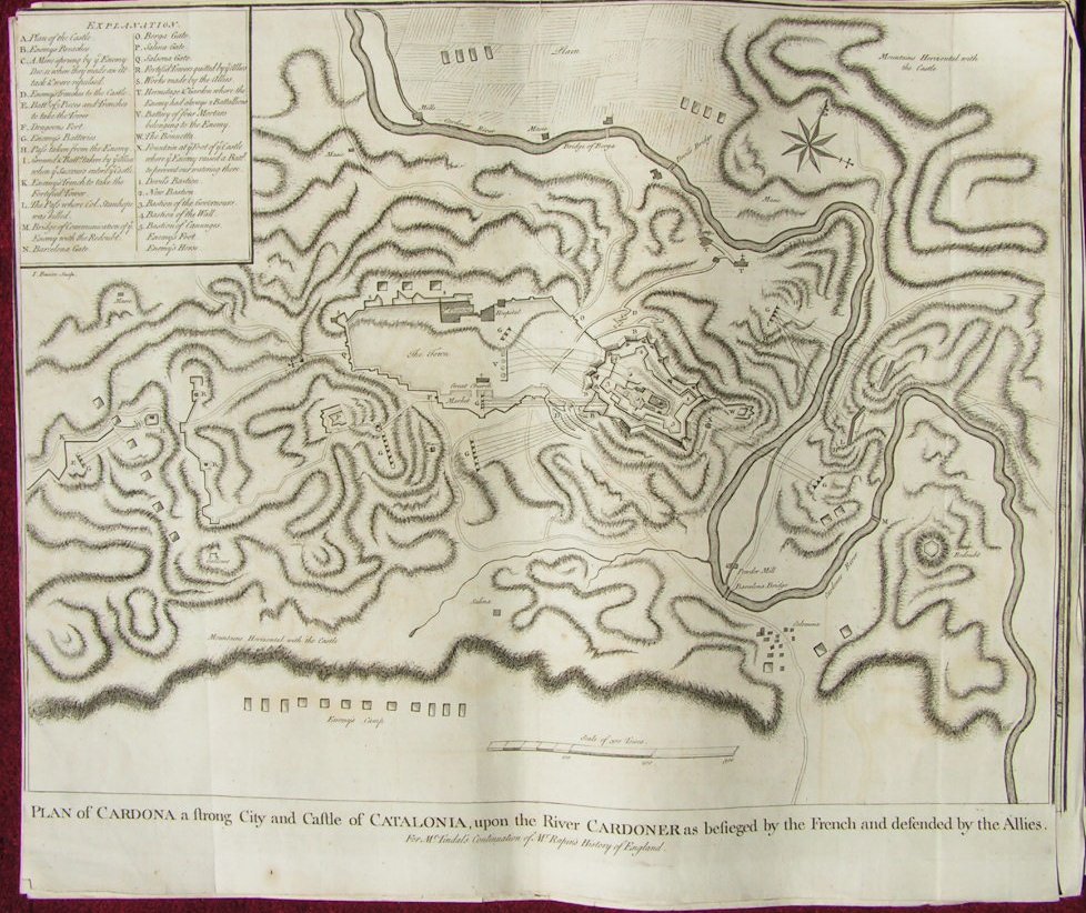 Map of Cordona - Cordona