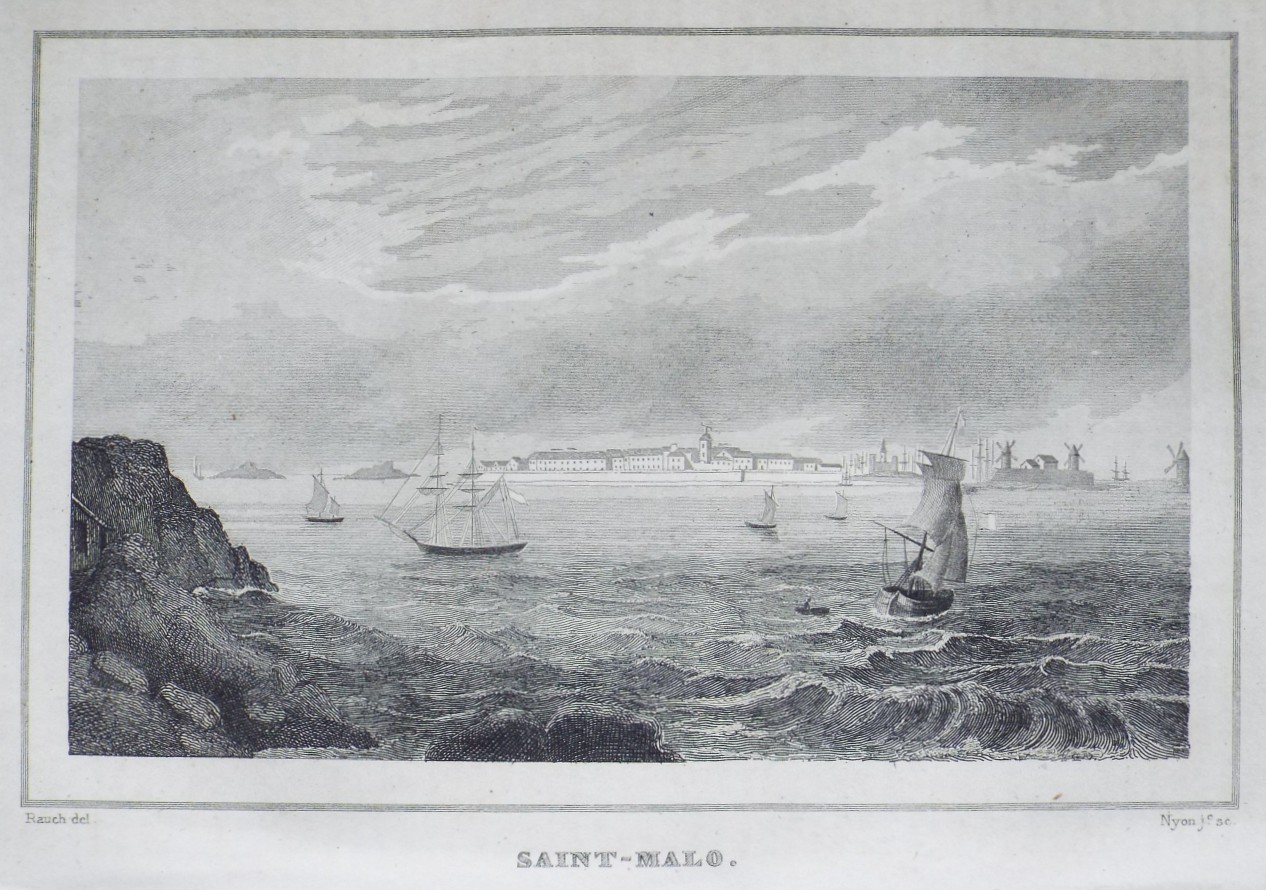 Print - Saint-Malo. - 
