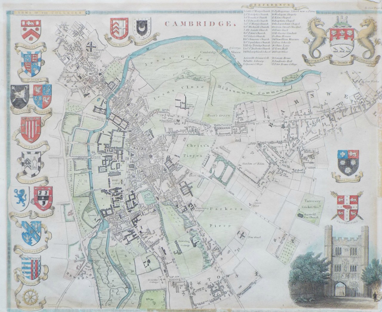 Map of Cambridge - Cambridge