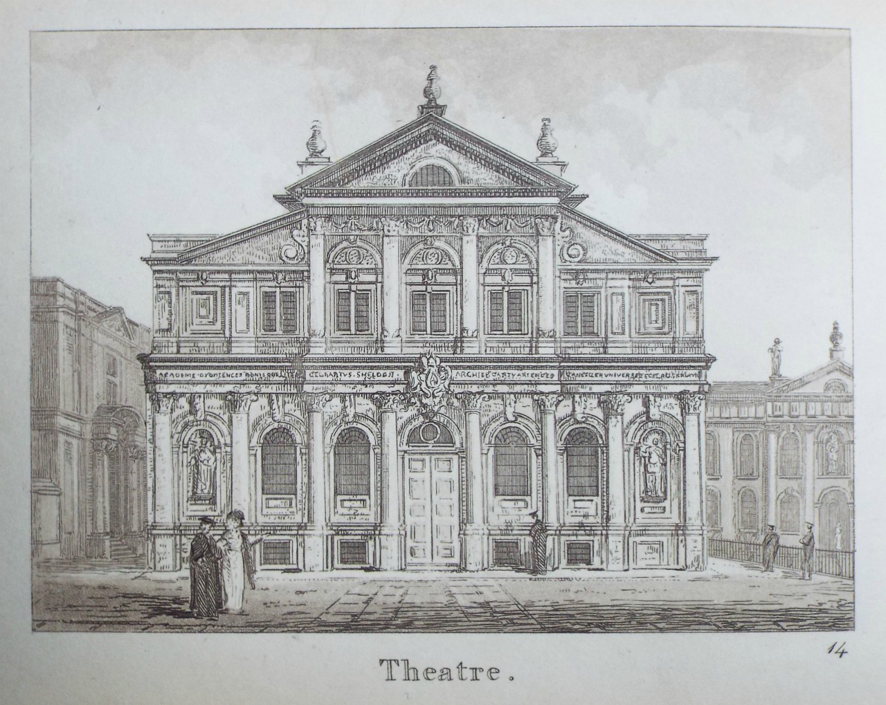 Aquatint -  Theatre.