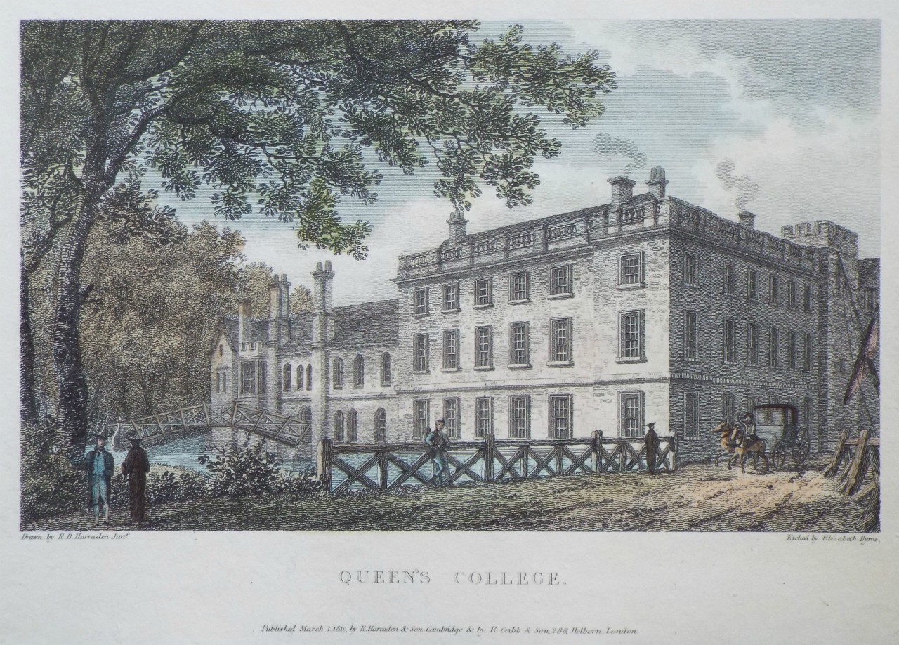 Print - Queens College Cambridge - Byrne