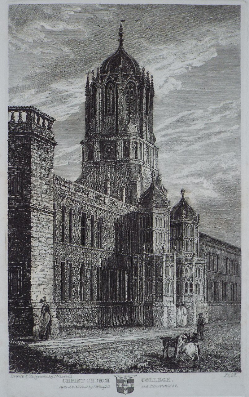 Print - Christ Church College. - Whessell