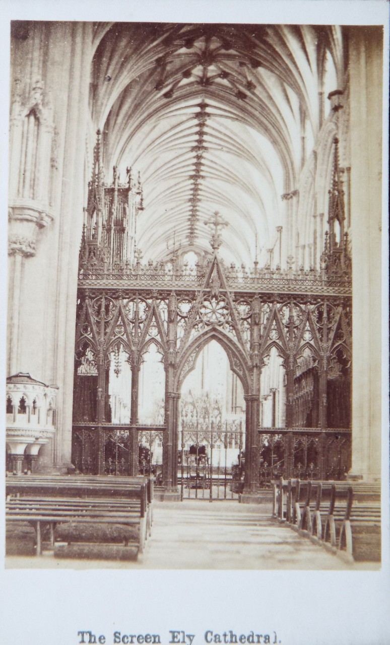 Photograph - The Screen Ely Cathedral.