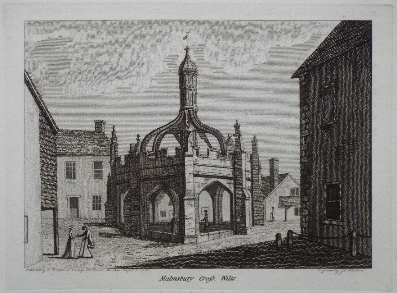 Print - Malmsbury Cross, Wilts. - Newton