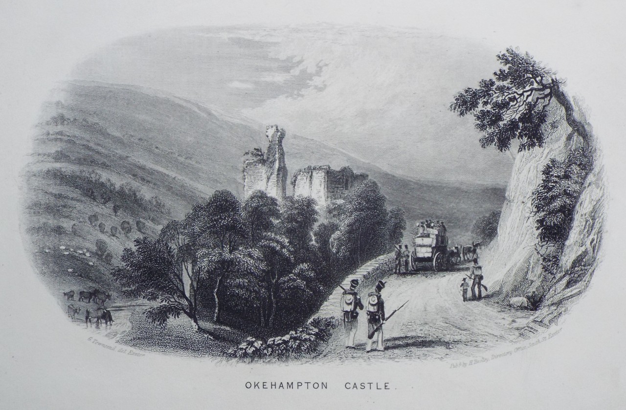 Steel Vignette - Okehampton Castle.