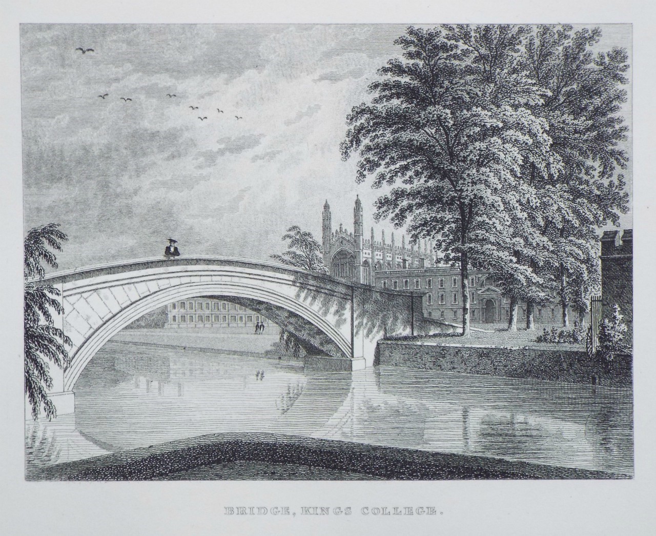 Print - Bridge, Kings College.