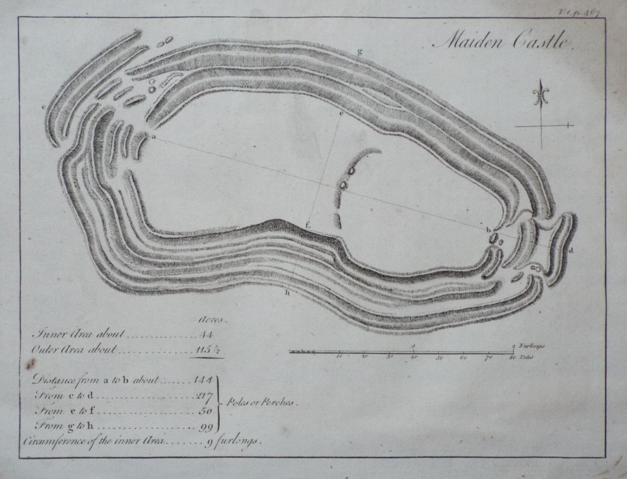 Print - Maiden Castle.