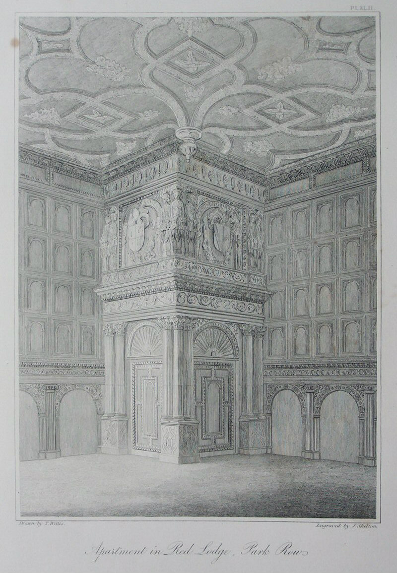 Etching - Apartment in Red Lodge, Park Row. - Skelton