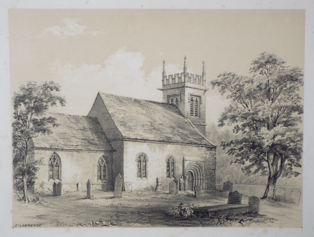 Lithograph - St. Lawrence - Monkhouse