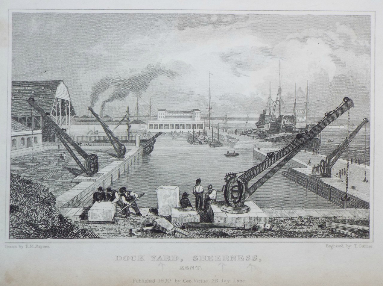 Print - Dock Yard, Sheerness, Kent. - Garner