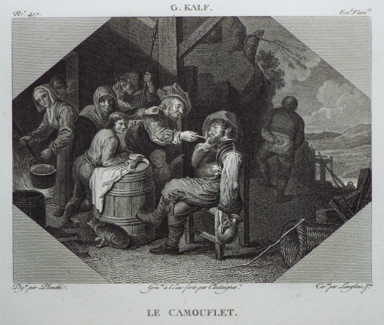 Print - La Camouflet.