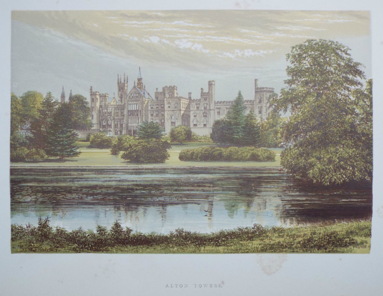 Chromo-lithograph - Alton Towers.