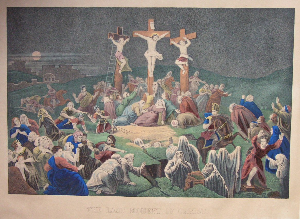 Lithograph - The Last Moment of Christ