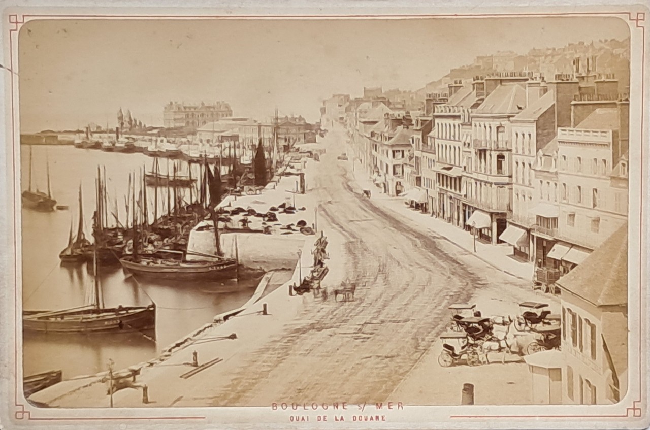 Photograph - Boulogne s/ Mer Quai de la Douane