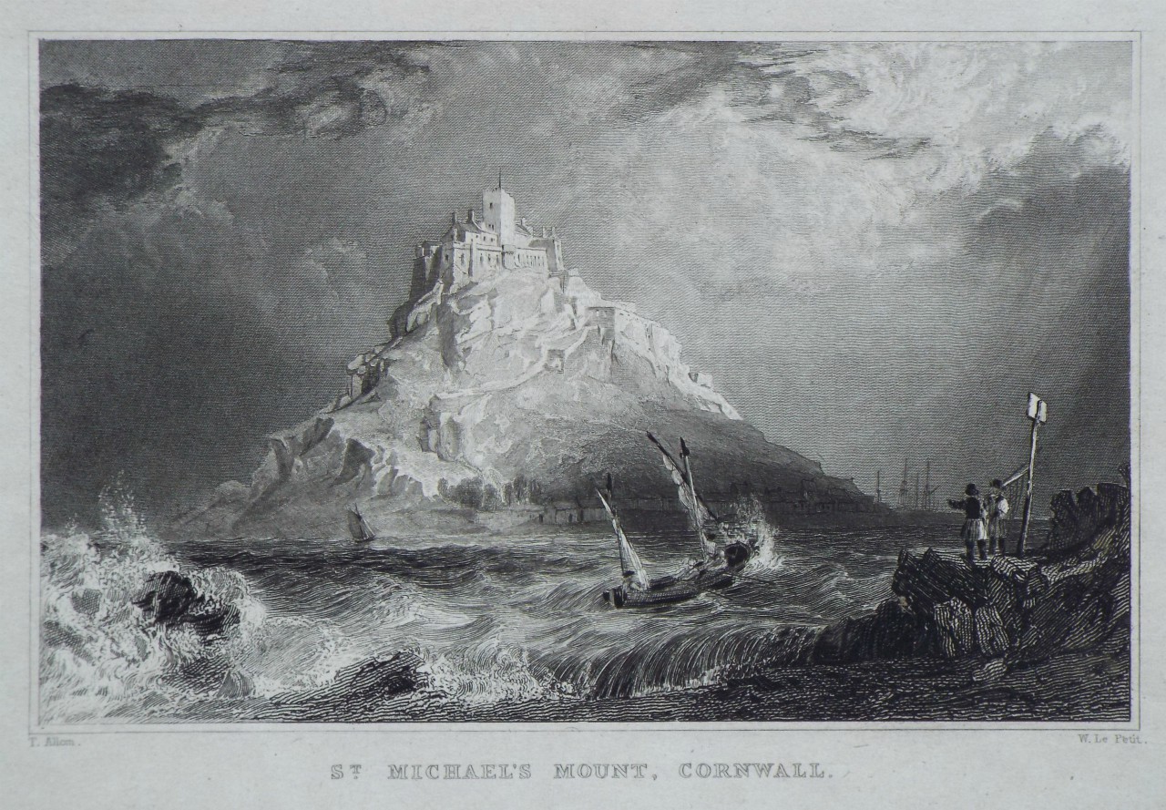 Print - St. Michael's Mount, Cornwall. - Le