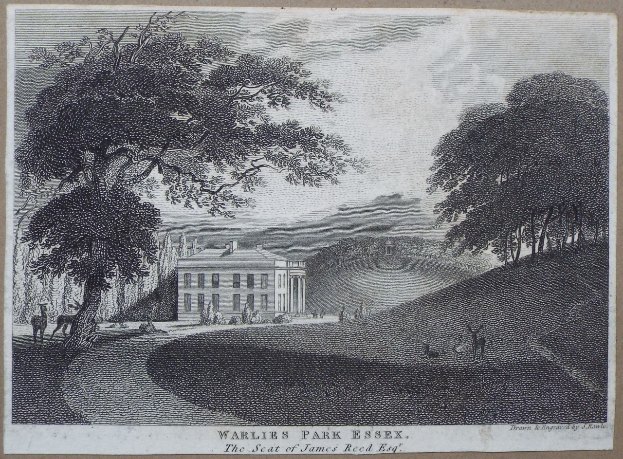 Print - Warlies Park Essex. The Seat of James Reed Esqr.