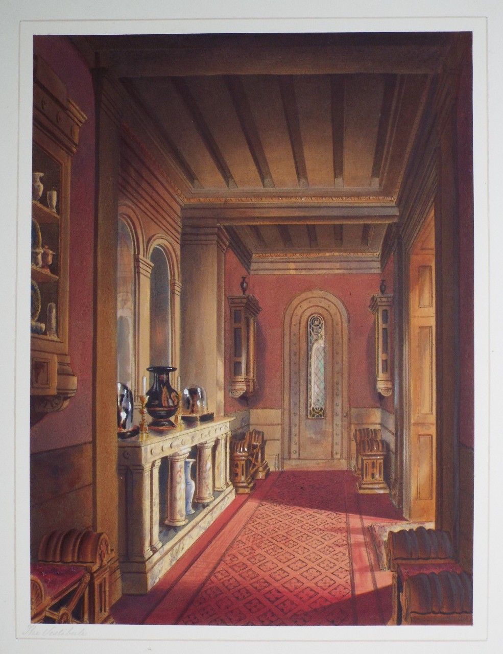 Chromo-lithograph - The Vestibule. - Richardson