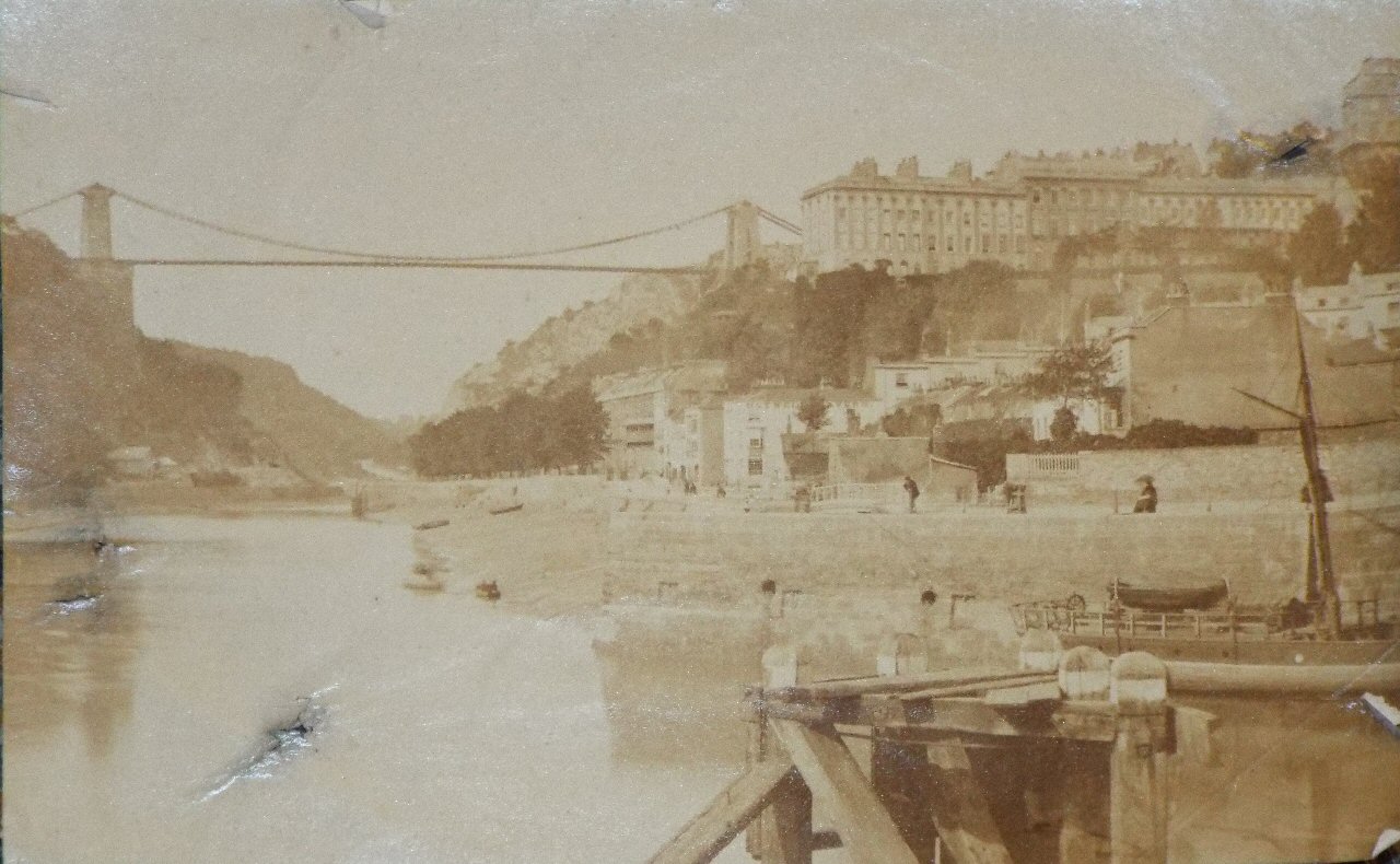 Photograph - Clifton and Suspension Bridge.