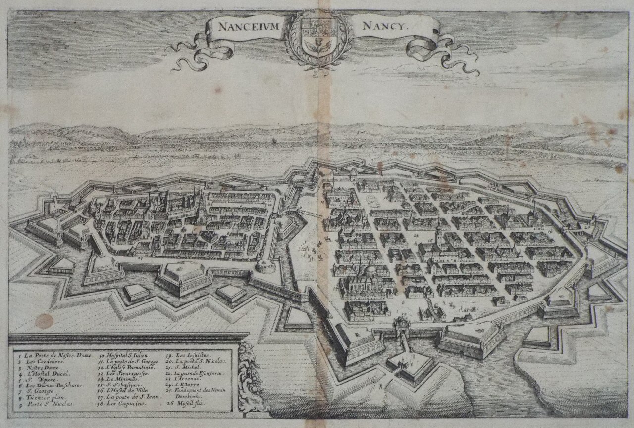 Map of Nancy - Nancy