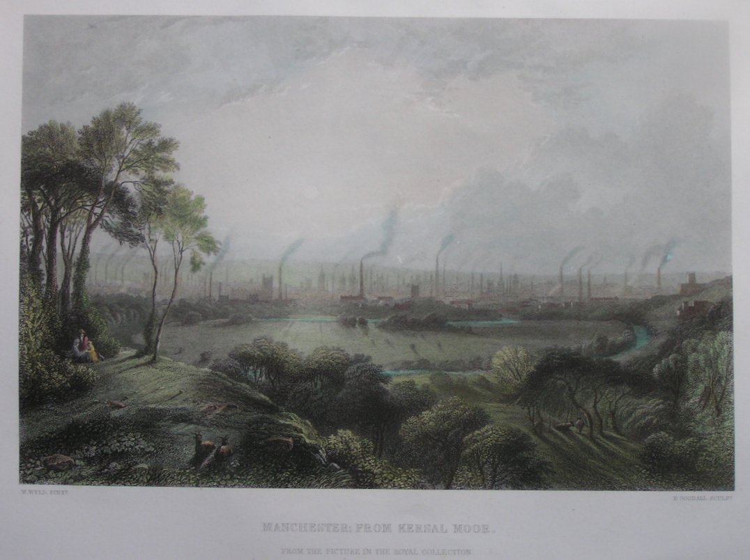 Print - Manchester: From Kersal Moor - Goodall