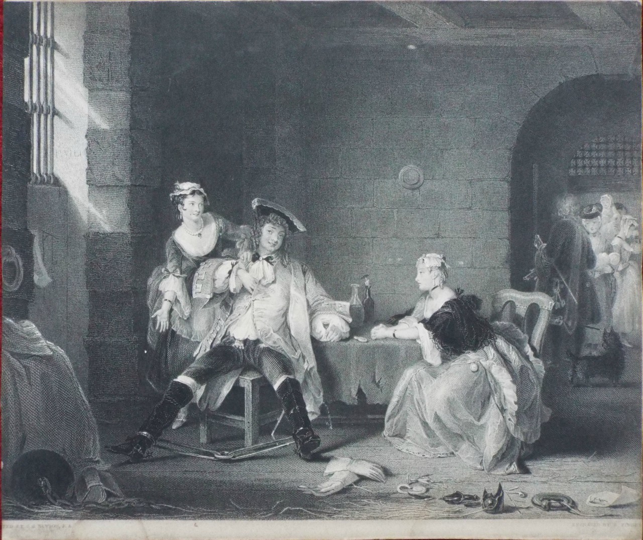 Print - Scene from the Beggar's Opera. - Finden