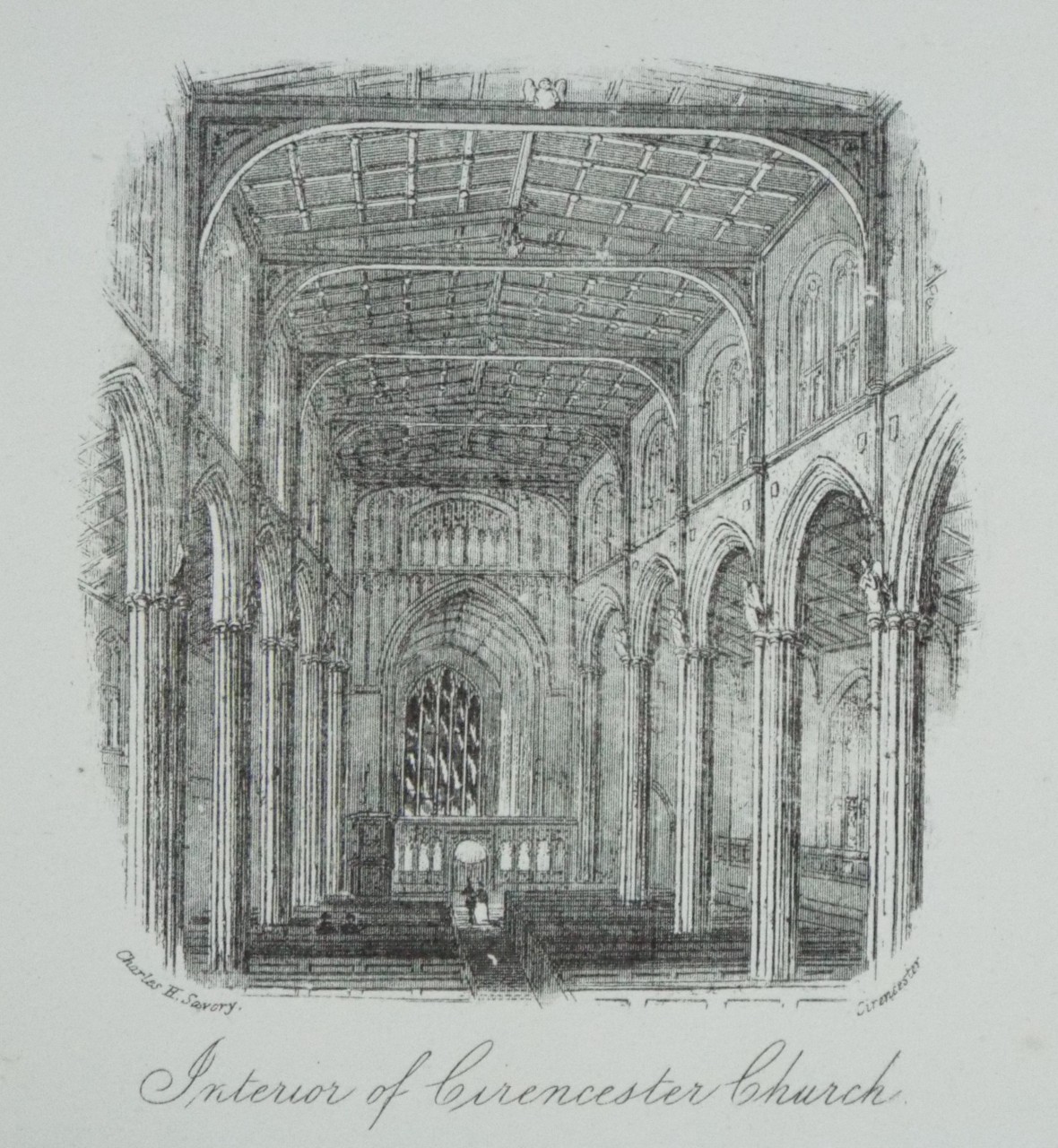 Steel Vignette - Interior of Cirencester C