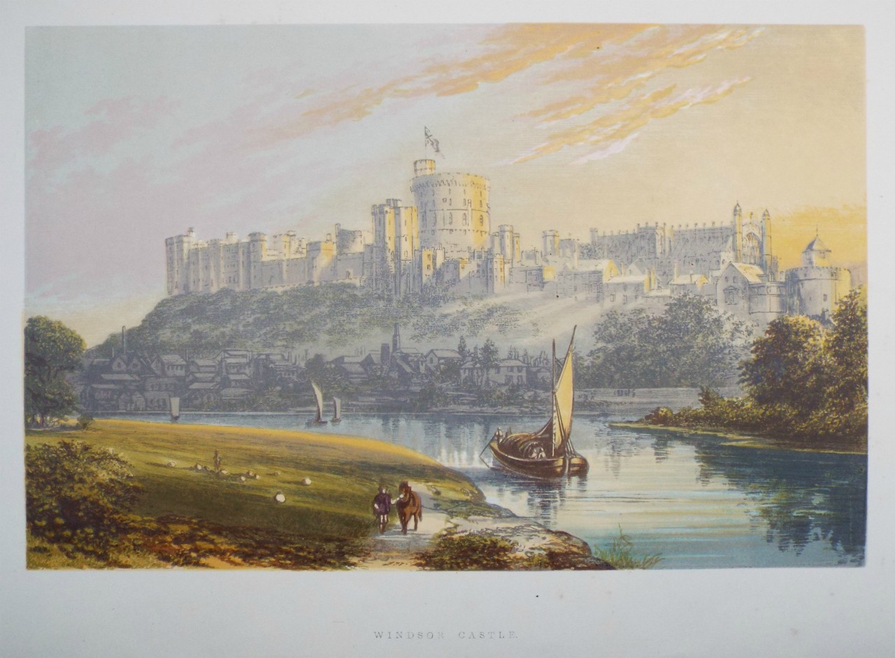 Chromo-lithograph - Windsor Castle.