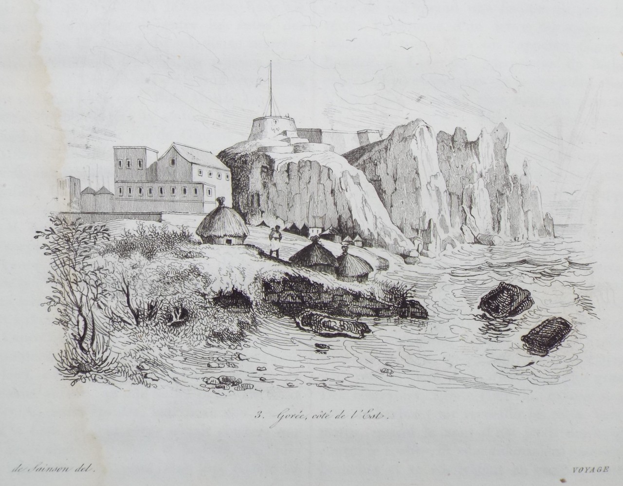 Etching - Goree, cote de l'Est. - Sainson