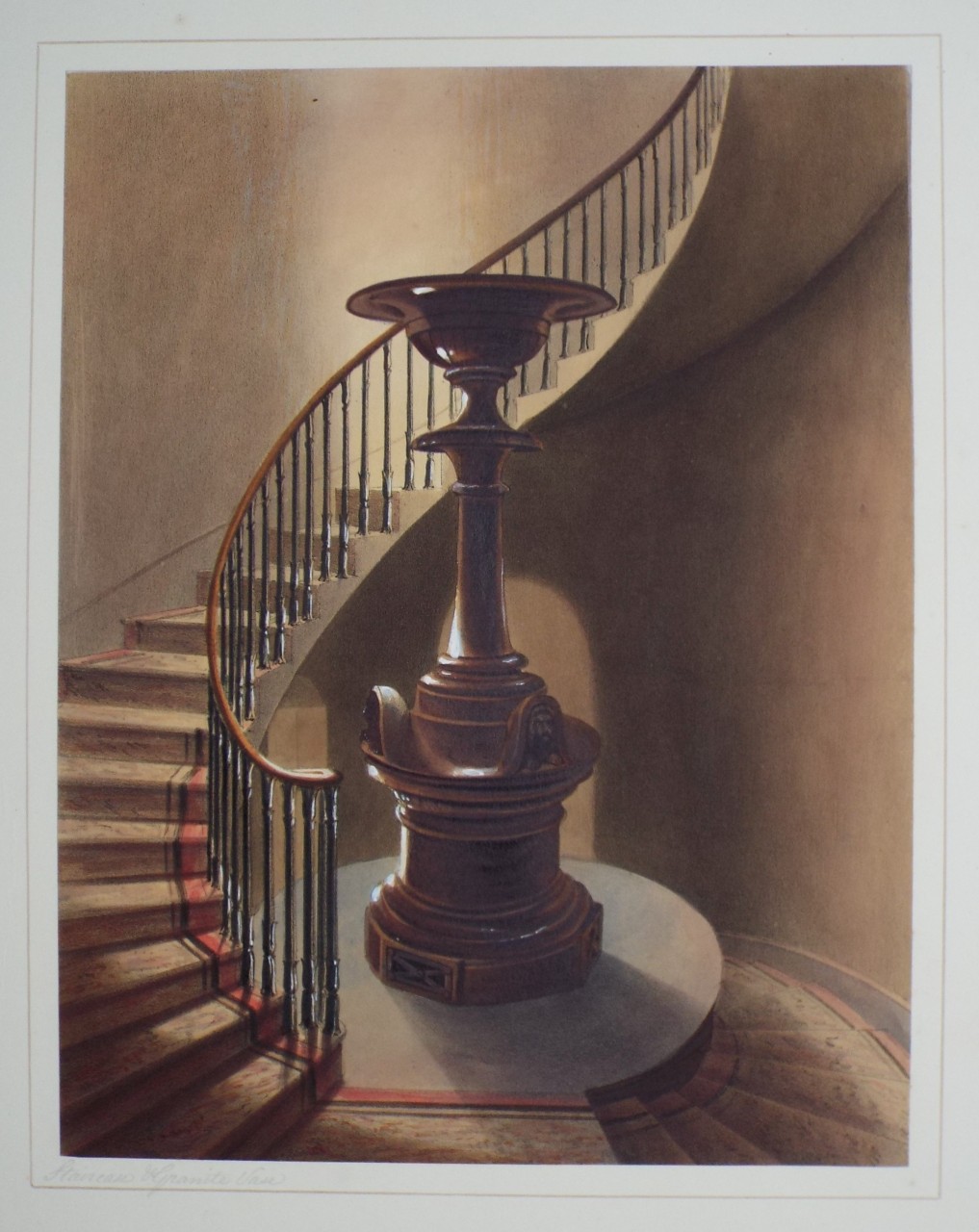 Chromo-lithograph - The Staircase. - Richardson