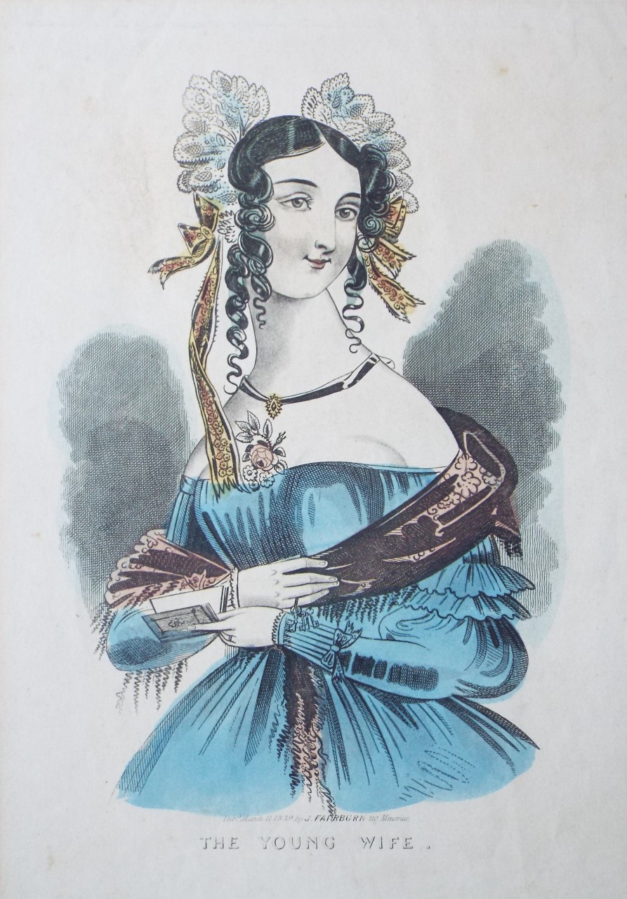 Lithograph - The Young Wife.