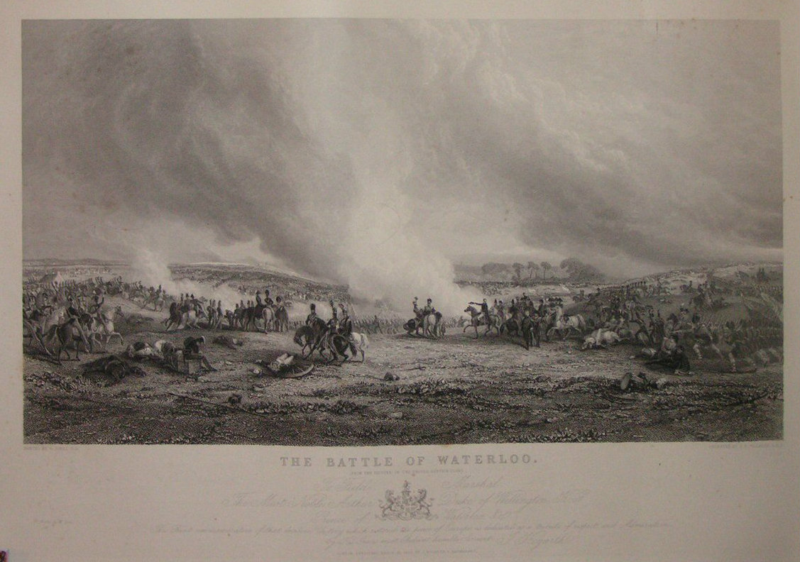 Print - The Battle of Waterloo - Willmore