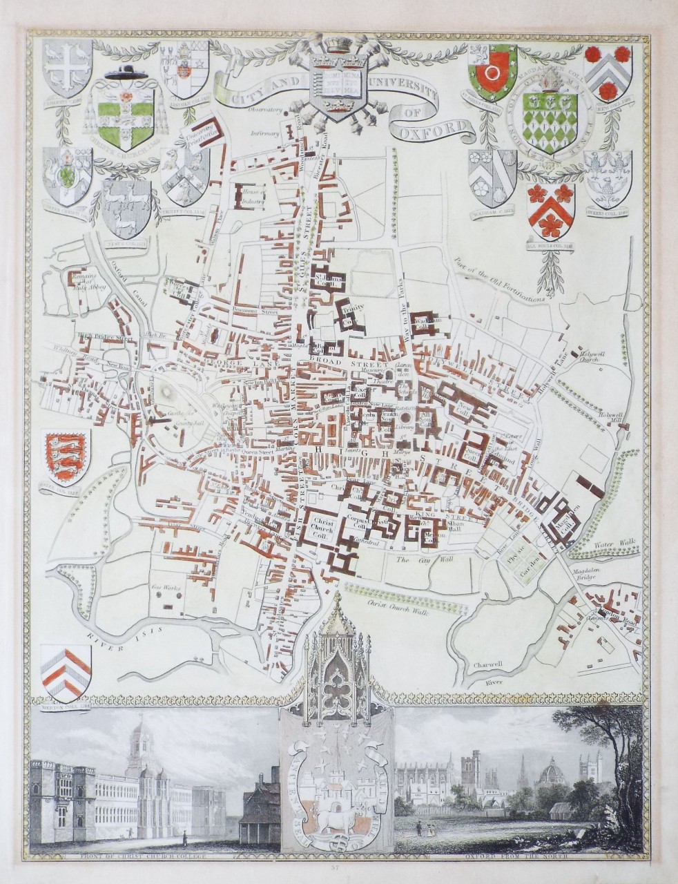 Map of Oxford - Oxford