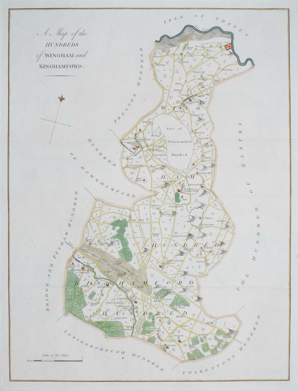 Map of Toltingtrough and Shamel