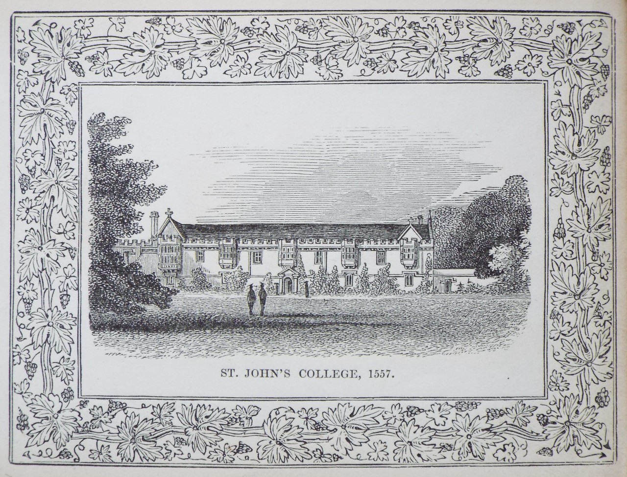 Wood - St. John's College, 1557. - Whittock