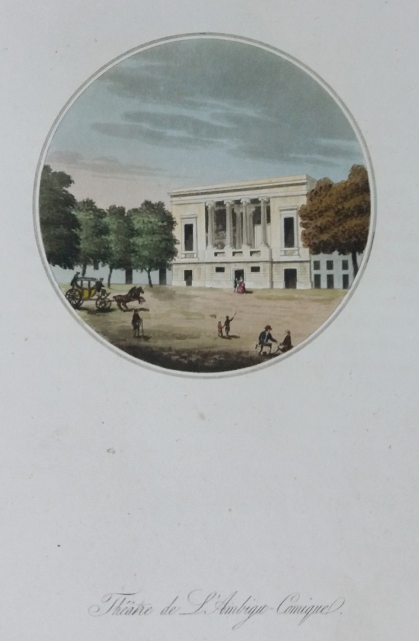 Aquatint - Theatre de L'Ambigu-Comique.